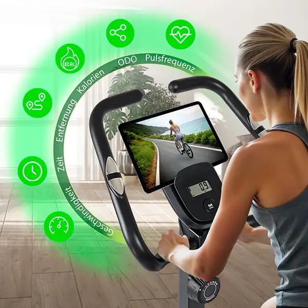 Heimtrainer Active: 
Alles im Blick

